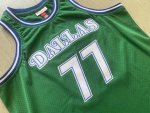 NBA 77 Doncic Mavericks 2018-19 authentique Maillot green